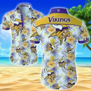 Minnesota Vikings Hawaiian Aloha Shirt Best Gift For Fans