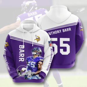 Great Minnesota Vikings 3D Printed Hoodie For Awesome Fans