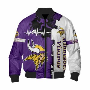 Best Minnesota Vikings Bomber Jacket For Big Fans