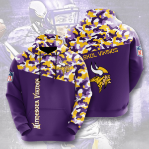 Best Minnesota Vikings 3D Hoodie Limited Edition Gift