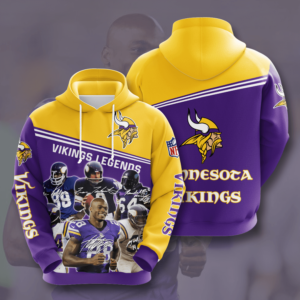 Minnesota Vikings 3D Hoodie For Big Fans