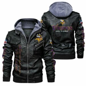 Best Minnesota Vikings Leather Jacket For Sale