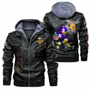 Minnesota Vikings Leather Jacket For Cool Fans
