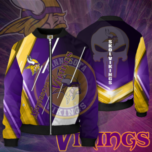 Minnesota Vikings Bomber Jacket For Sale