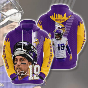 Great Minnesota Vikings 3D Printed Hooded Pocket Pullover Hoodie For Sale