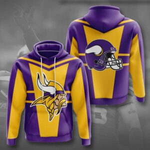 Minnesota Vikings 3D Printed Hoodie For Big Fans