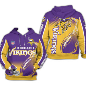 Great Minnesota Vikings 3D Printed Hooded Pocket Pullover Hoodie Limited Edition Gift