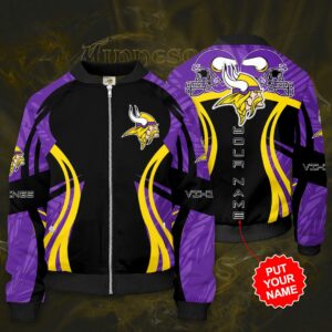 Minnesota Vikings Bomber Jacket Limited Edition Gift
