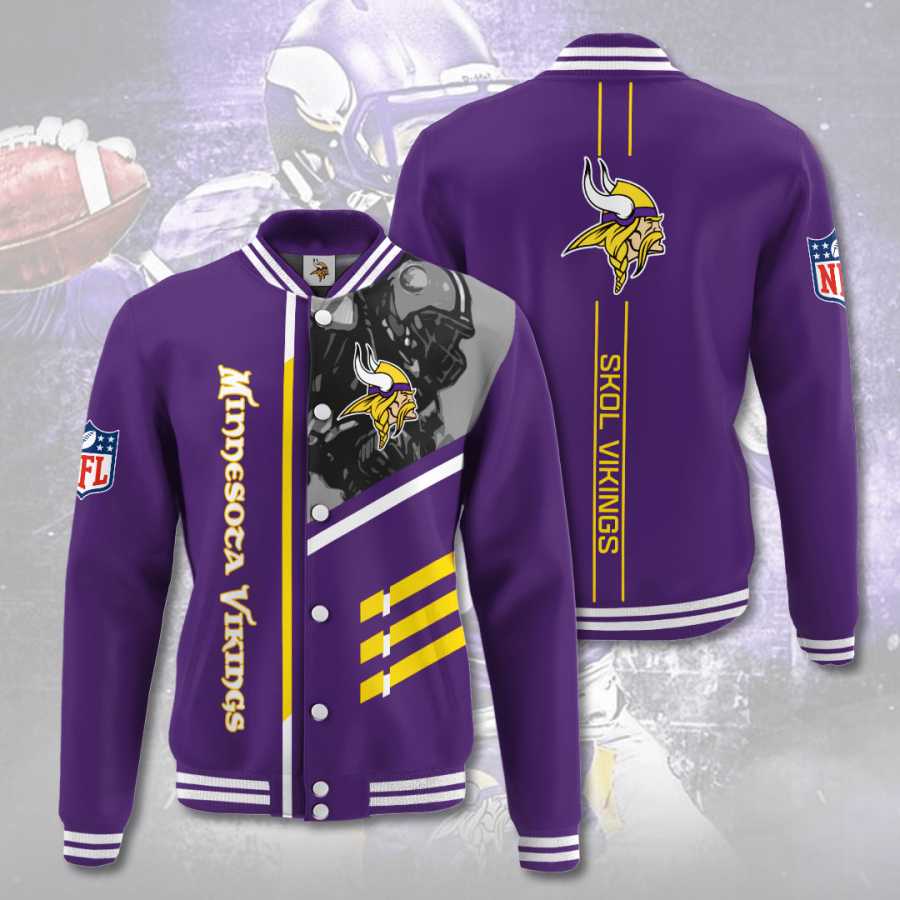 Minnesota Vikings Bomber Jacket For Big Fans - Vikingsfanstore.com